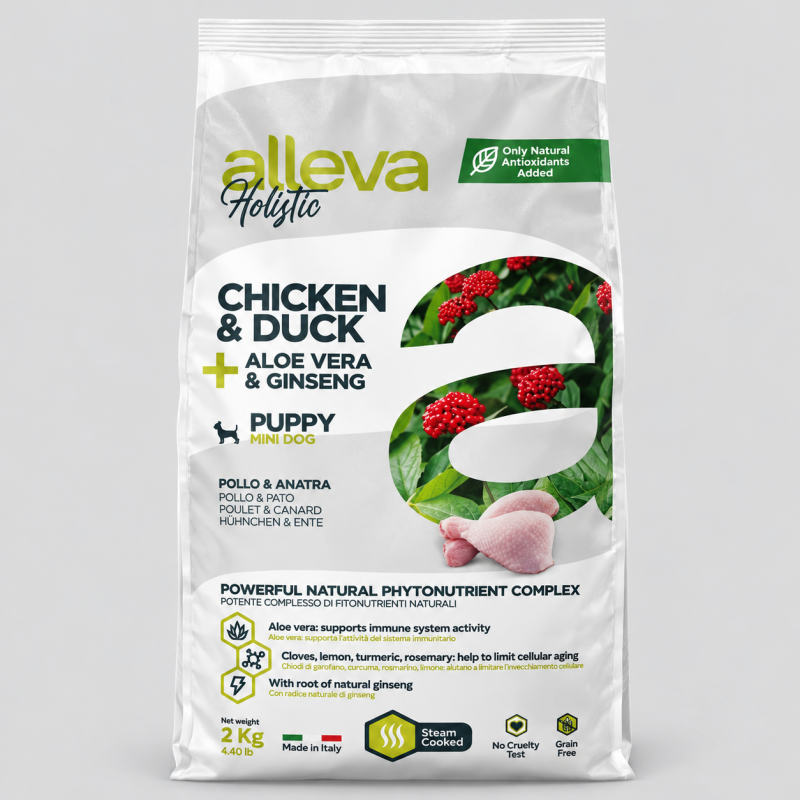 Croquette chien poulet et canard 2kg