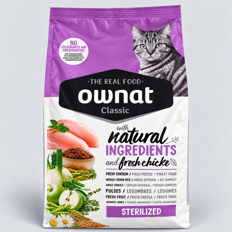 croquette chat sterilized