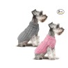 Pulls pour chien (lot de 2) Gris et rose