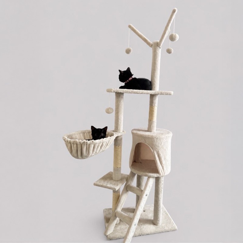 Arbre à chat couleur beige