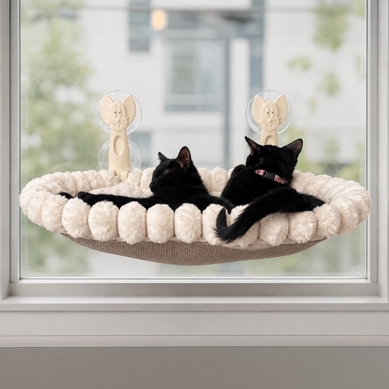 Hamac pour chat couleur beige