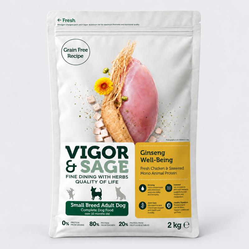 Croquette chien ginseng